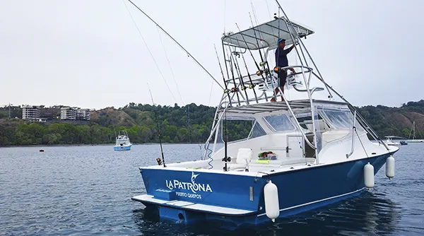 Sportfishing boat in Costa Rica Sportfishing boat in Costa Rica
